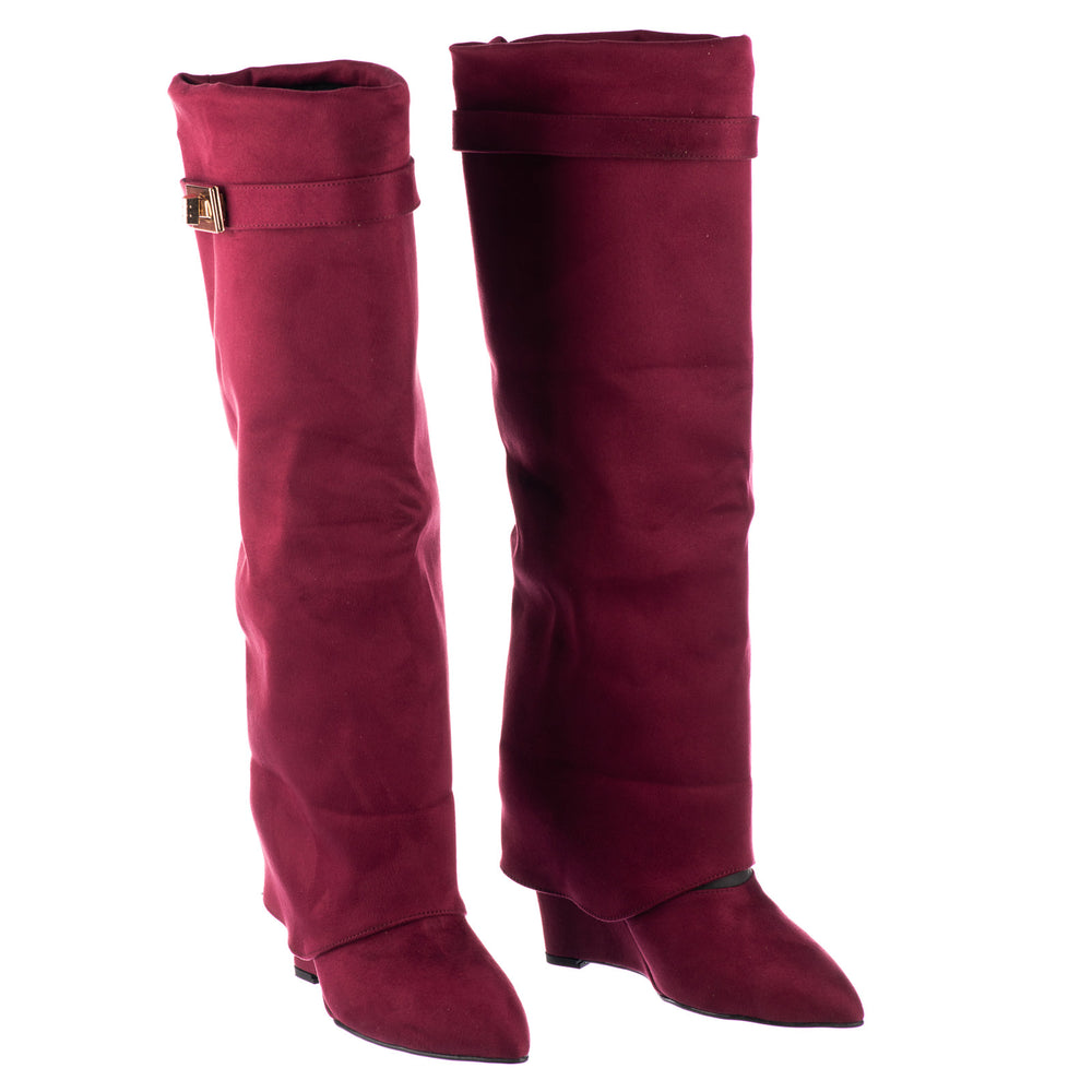 Ženske čizme B505 - BORDO