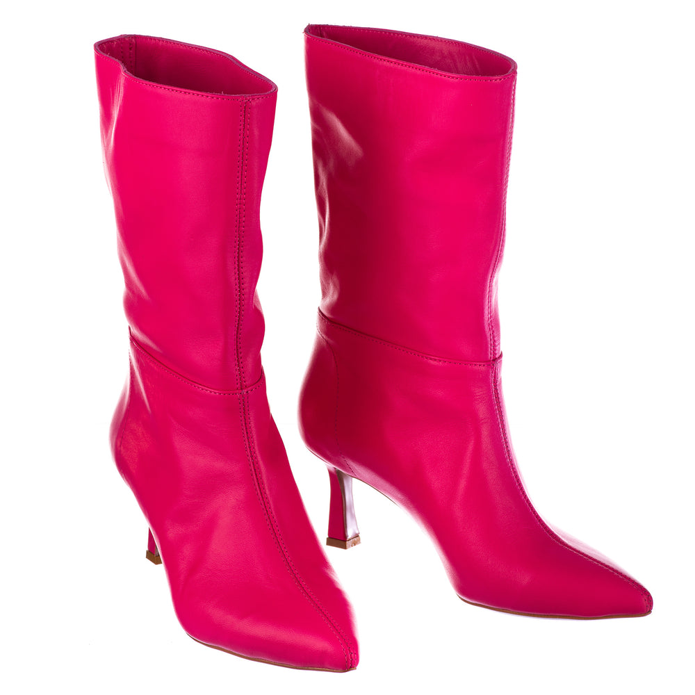 Kožne gležnjače B711 - PINK