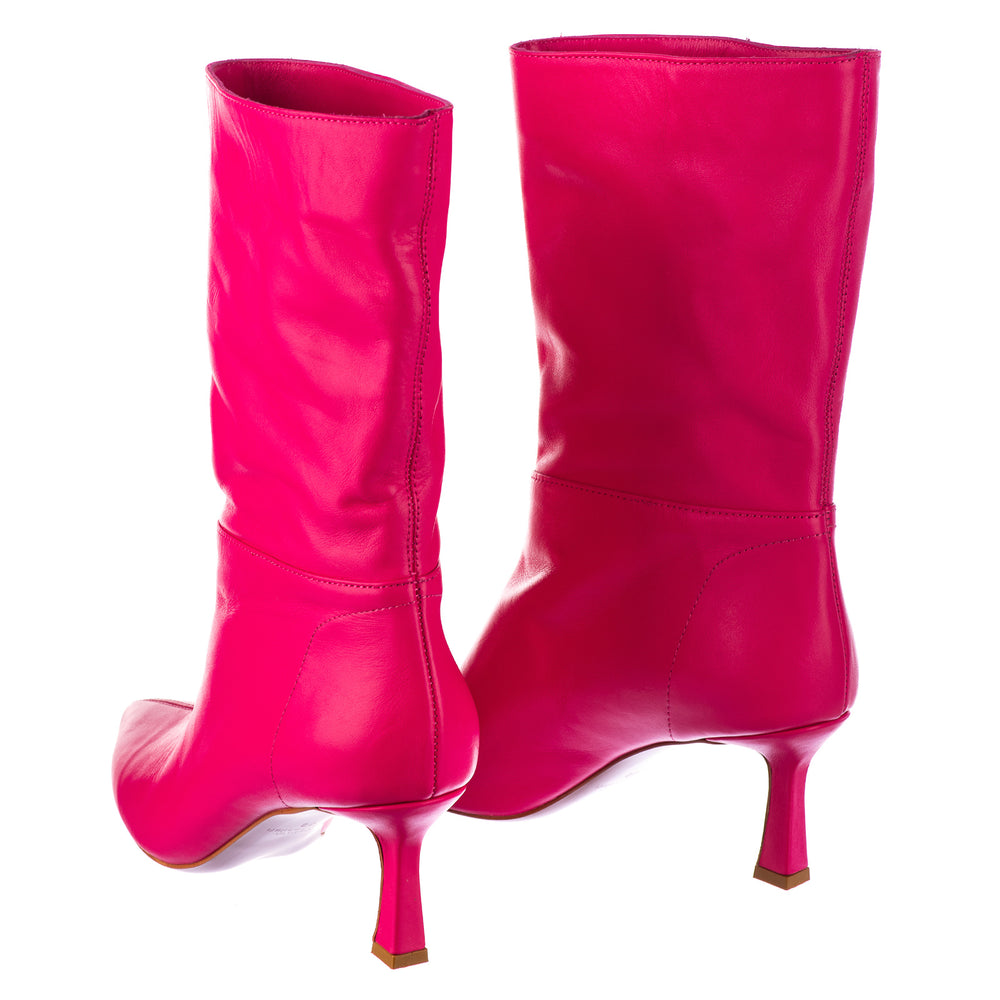 Kožne gležnjače B711 - PINK