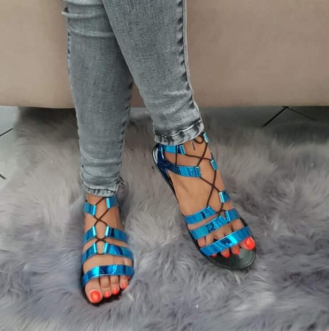 GLADIJATORKE METALIK PLAVE