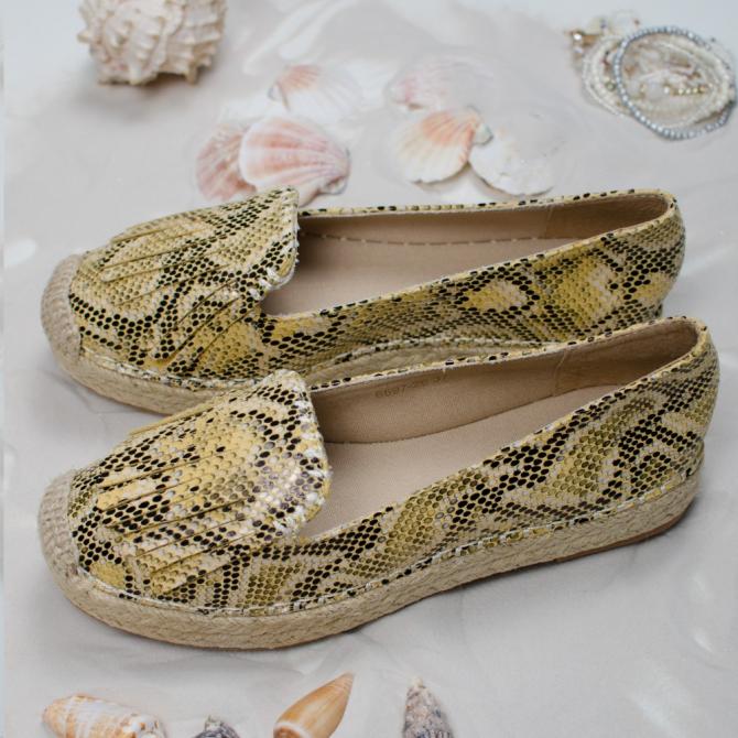 KROKO OKER ESPADRILE