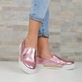METALIK ROZE ESPADRILE