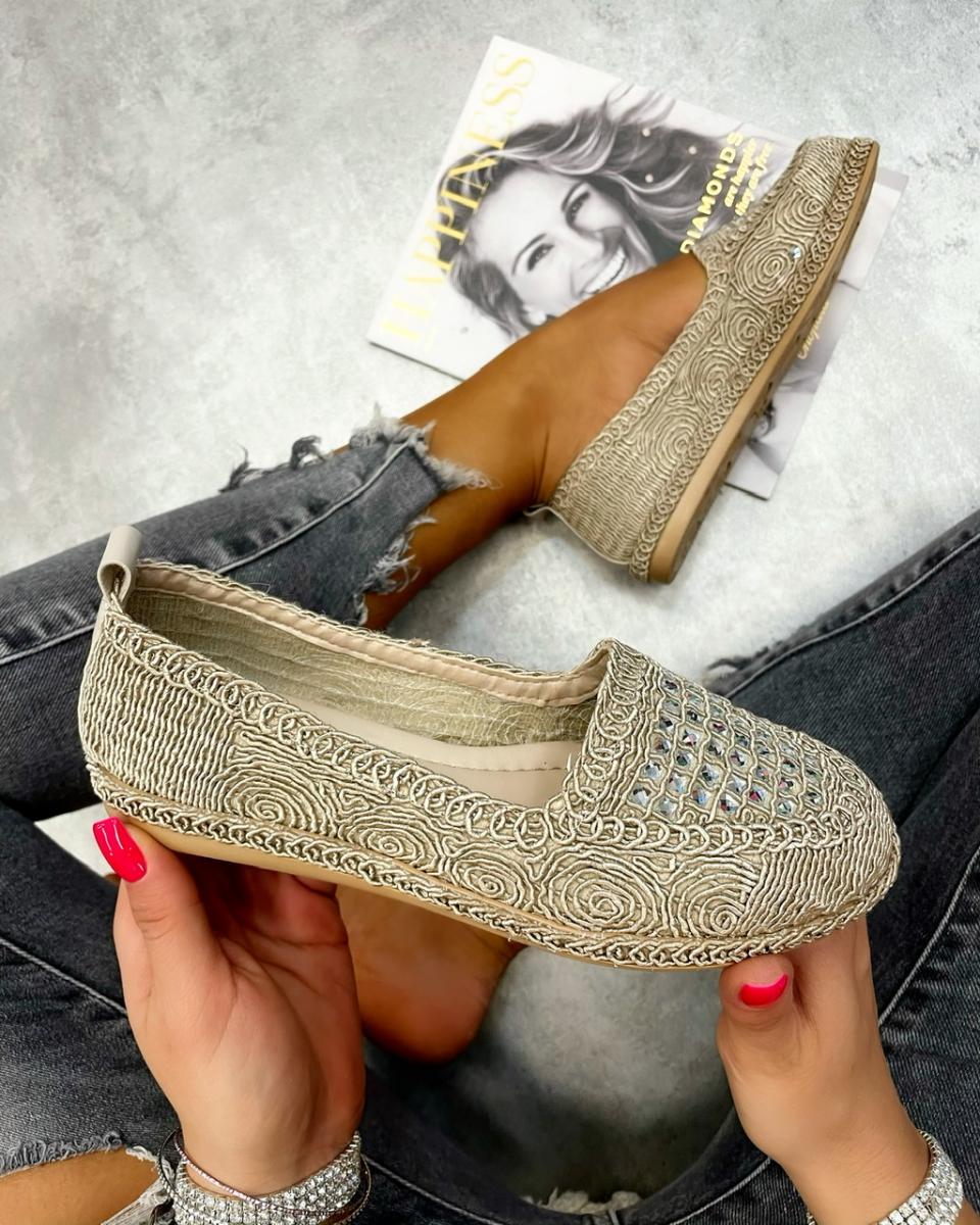 Ženske espadrile C260 - SVETLO BEŽ