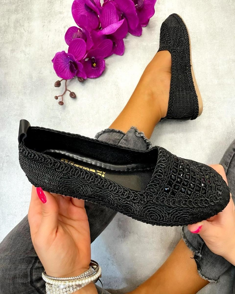 Ženske espadrile C260 - CRNA