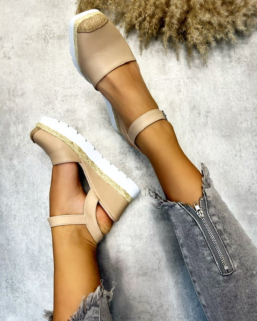 Ženske espadrile C573 - BEŽ