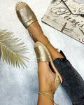 Ženske espadrile C349 - ZLATNA