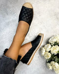 Ženske espadrile C354 - CRNA