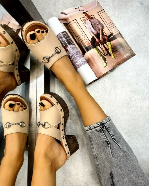 Ženske papuče C506 - BEŽ