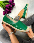 Ženske espadrile C519 - ZELENA