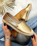 Ženske espadrile C519 - ZLATNA