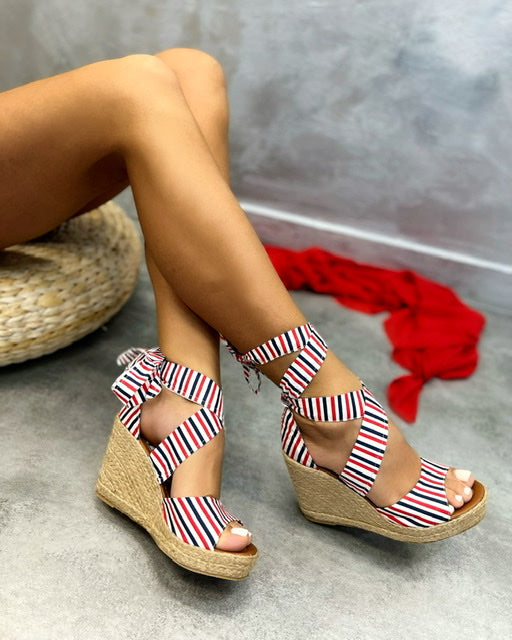 Ženske espadrile C636 - BELA