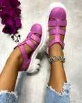 Kožne sandale C749 - PINK