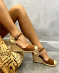 Ženske espadrile C721 - KAMEL