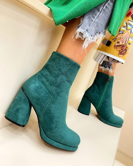 Ženske gležnjače D137 - ZELENA