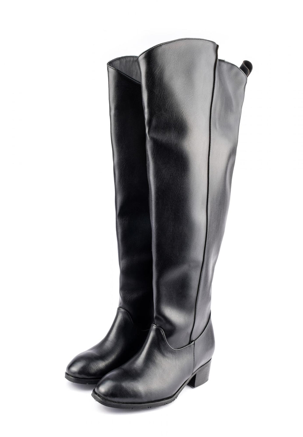 Ženske čizme D409 - CRNA