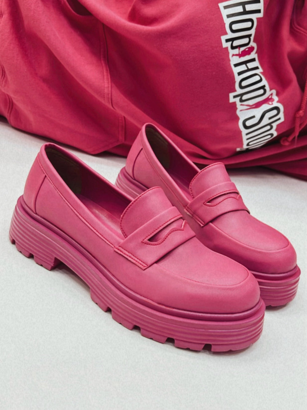 Ženske ravne cipele D590  - PINK