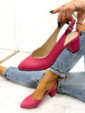Ženske sandale D604 - NA KOPČANJE - PINK
