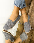 Ženske espadrile D711 - SA VEZOM - SIVA