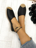 Ženske espadrile D822 - SA JUTOM - CRNA
