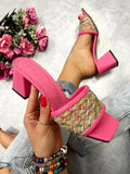 Ženske papuče D893 - PINK