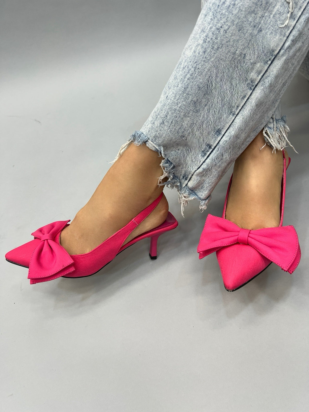 Ženske sandale E296 - SA MAŠNOM - PINK