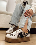 Ženske patike E831 - LEOPARD - SIVA