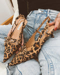 Ženske sandale E845 - SA KAIŠEVIMA - LEOPARD
