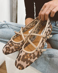 Baletanke E847 - BEŽ - LEOPARD