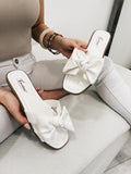 Ženske papuče F134 - SA MAŠNOM - BELA