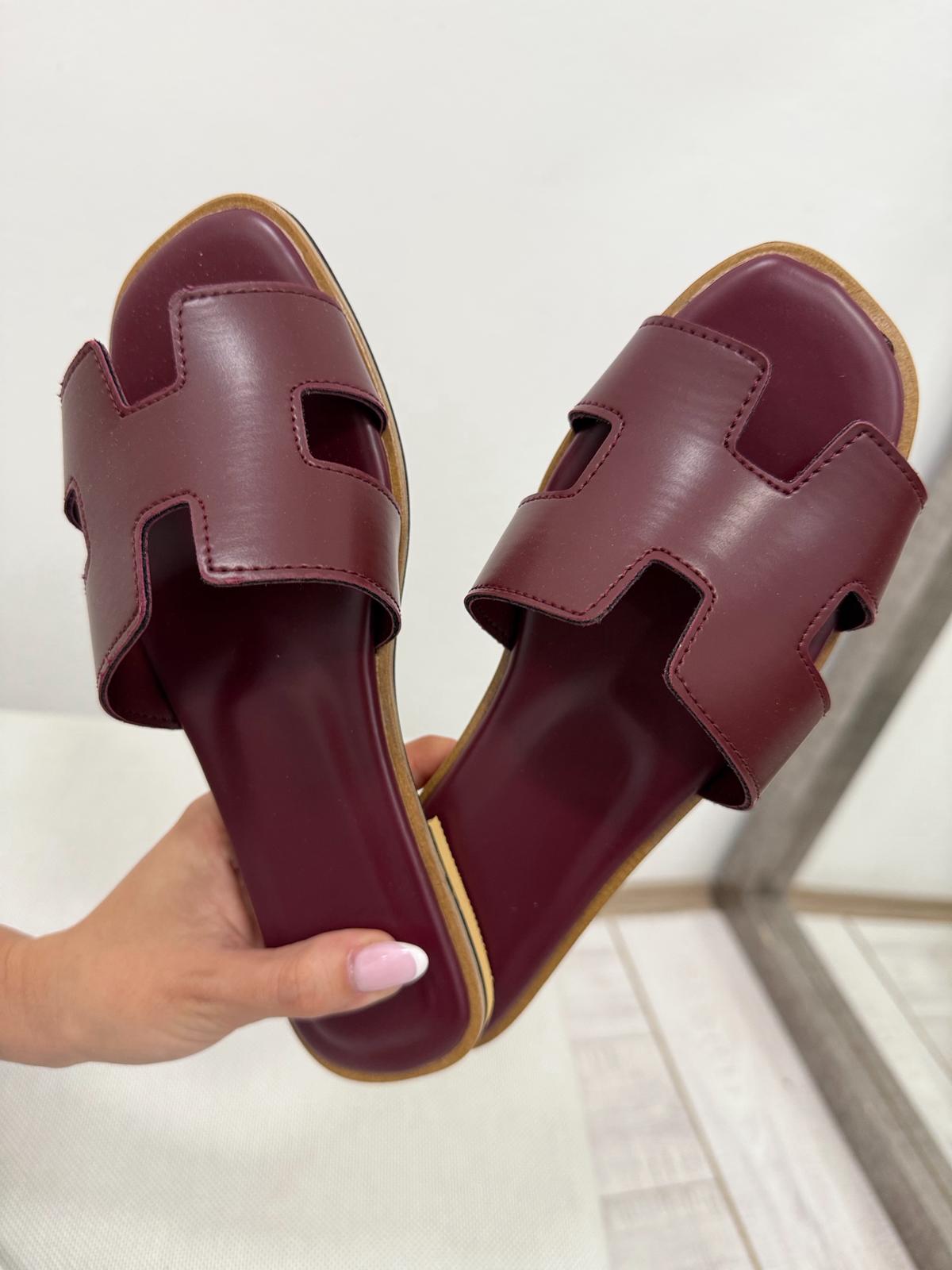 Ženske papuče F246 - BORDO