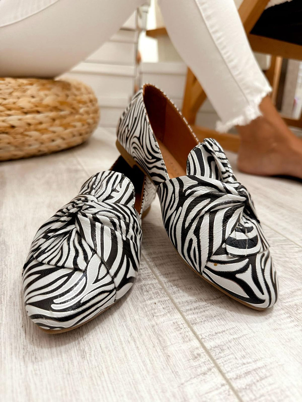 Kožne baletanke F326 - LOVE BALLERIN'S - ZEBRA