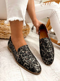 Kožne cipele F328 - LOVE BALLERIN'S - LEOPARD - CRNA