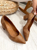 Kožne štikle F332 - BELEZZA SCARPE - KAMEL