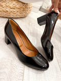 Kožne štikle F334 - BELEZZA SCARPE - CRNA
