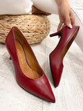 Kožne štikle F336 - BELEZZA SCARPE - BORDO