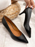 Kožne štikle F336 - BELEZZA SCARPE - CRNA