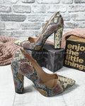 SNAKE PRINT SALONKE NA DEBLJU ŠTIKLU