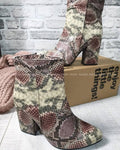 SNAKE PRINT POLUČIZME NA DEBLJU ŠTIKLU