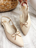 Kožne sandale F423 - ETERNAL SHOES - BEŽ
