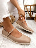 Kožne baletanke F425 - ETERNAL SHOES - BEŽ