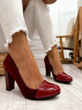 Štikle F478 - BORDO