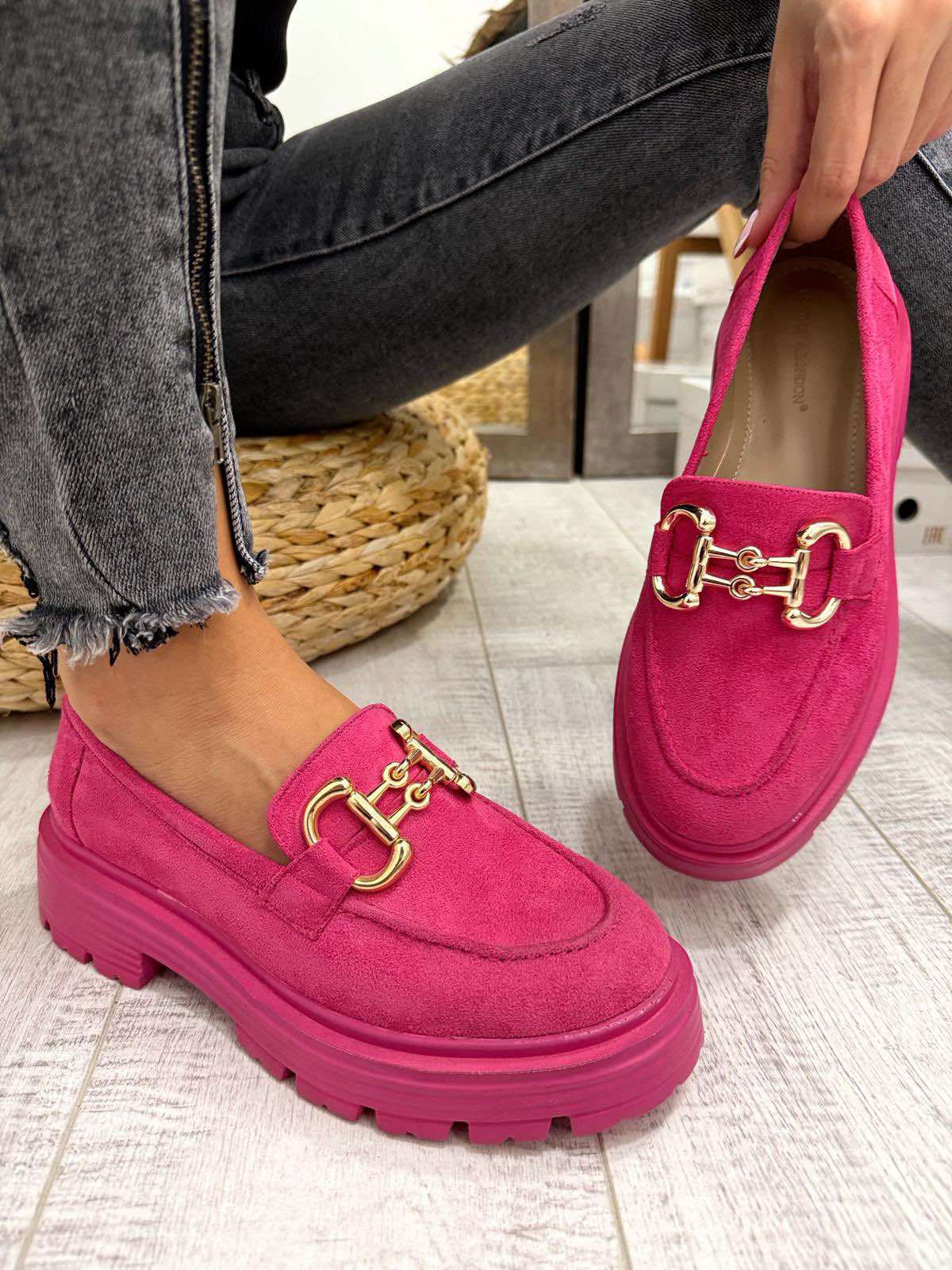 Ženske cipele F560 - LONDON & LONDON - PINK