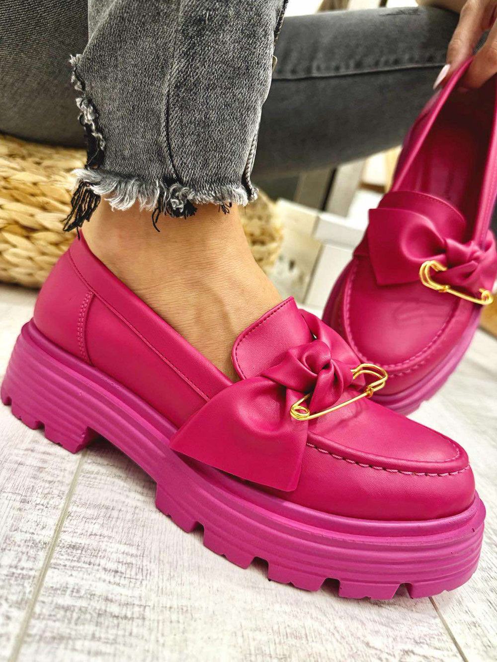 Ženske cipele F561 - LONDON & LONDON - PINK