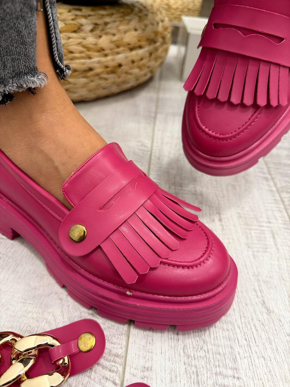 Ženske cipele F563 - LONDON & LONDON - PINK