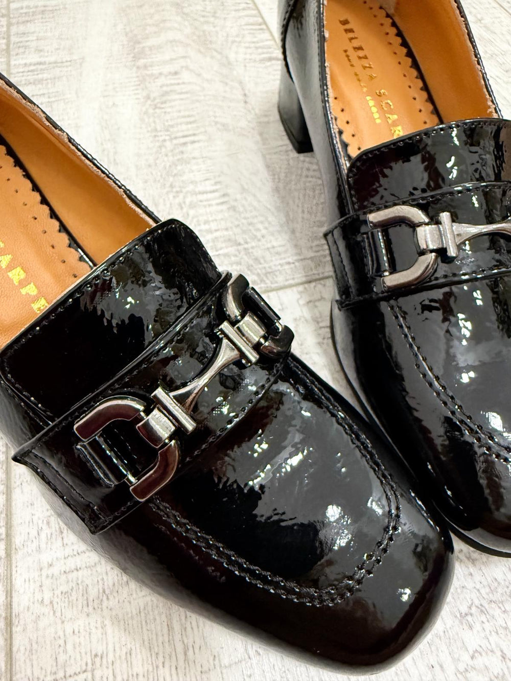 Kožne štikle F583 - BELEZZA SCARPE - CRNA