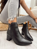Kožne polučizme F587 - BELEZZA SCARPE - KROKO - CRNA
