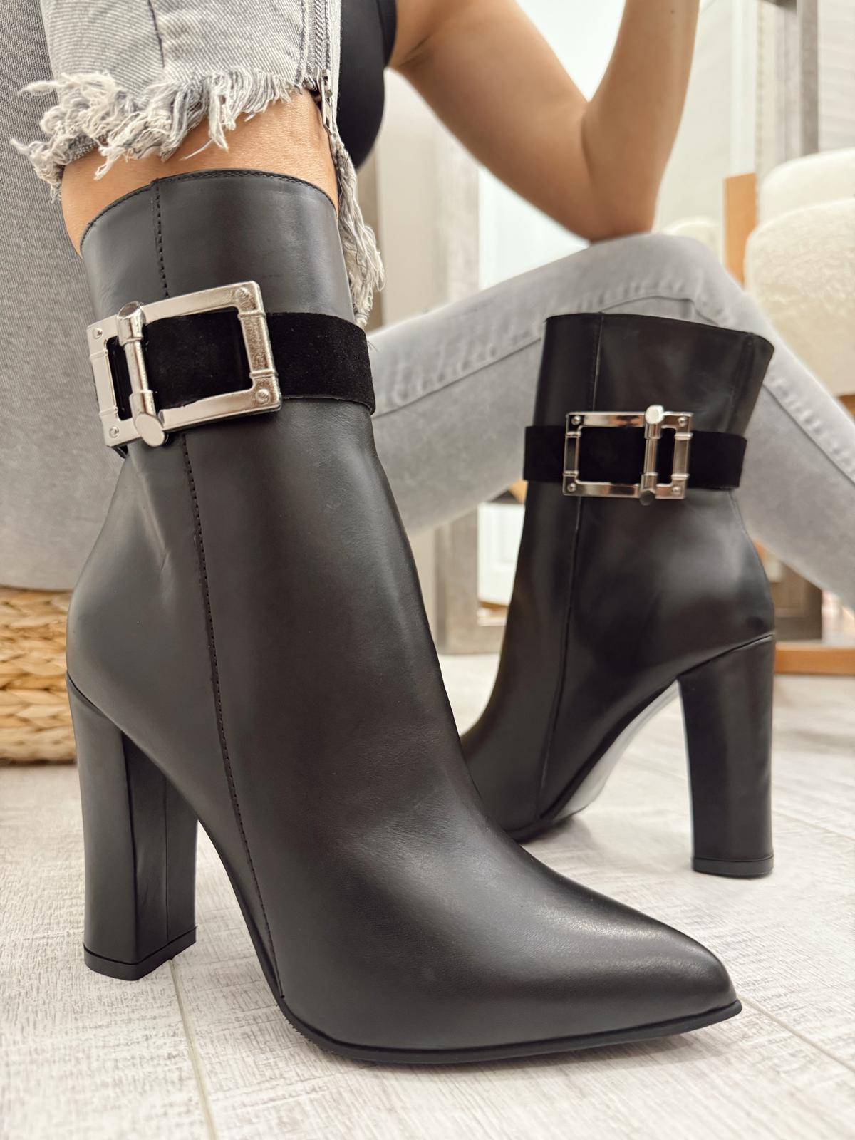 Kožne polučizme F596 - BELEZZA SCARPE - CRNA