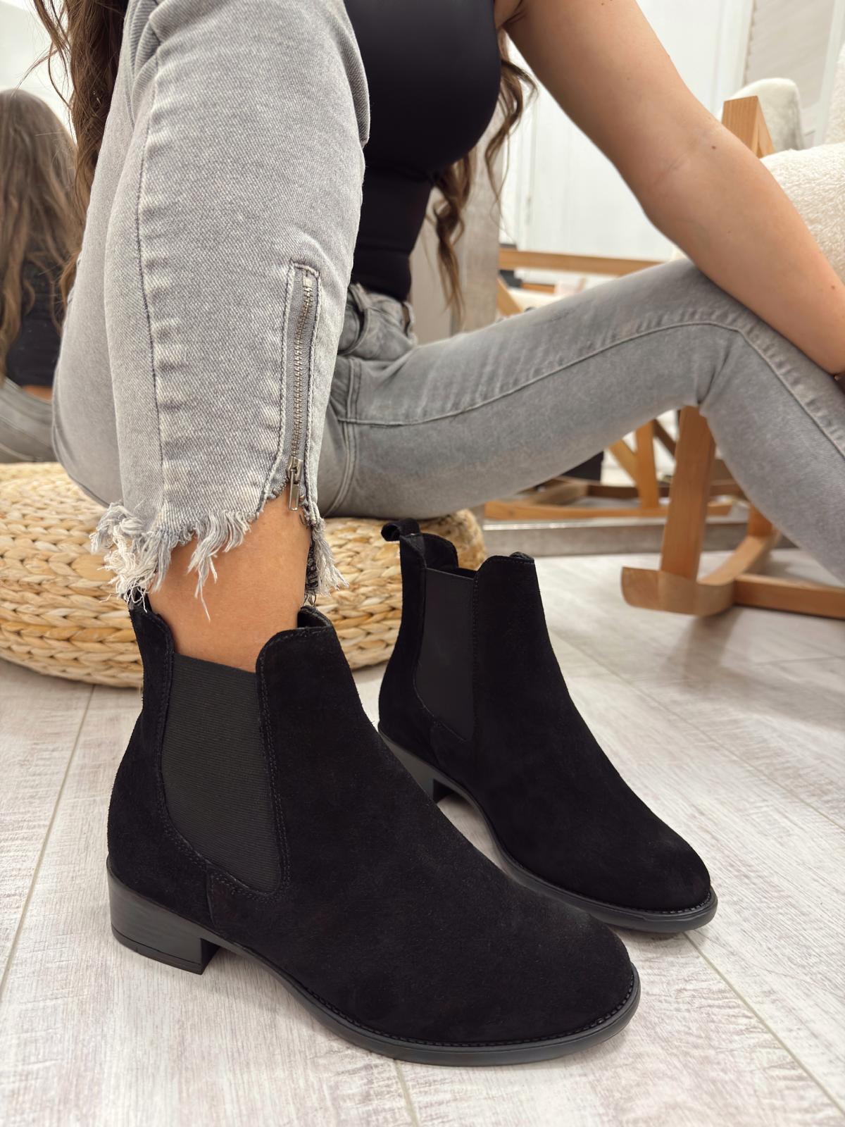 Kožne polučizme F611 - BELEZZA SCARPE - CRNA