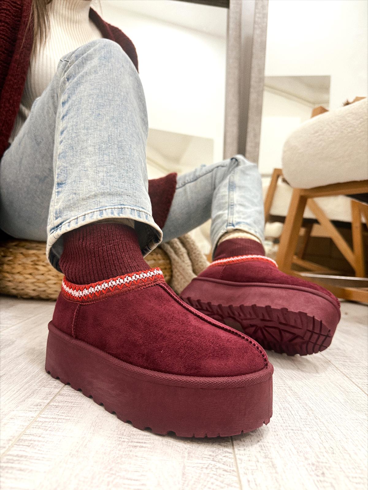 Ženske šunjalice F704 - BORDO