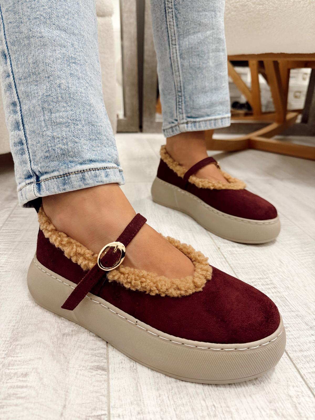 Ženske cipele F767 - BORDO